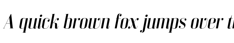 Preview of FONTSPRING DEMO - Bodoni Z37 L Rg Italic font
