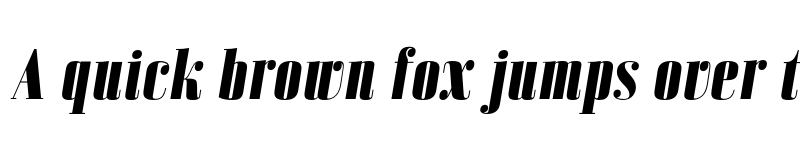 Preview of FONTSPRING DEMO - Bodoni Z37 M Cd Hv Italic font