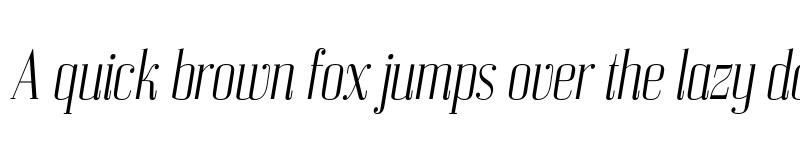 Preview of FONTSPRING DEMO - Bodoni Z37 M Cd Lt Italic font