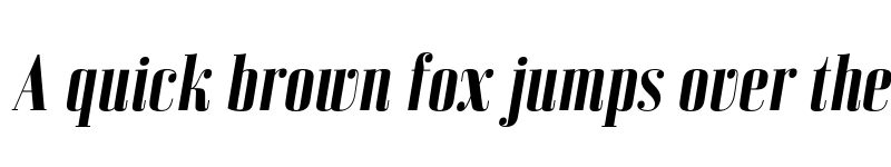 Preview of FONTSPRING DEMO - Bodoni Z37 M Cd Rg Bold Italic font
