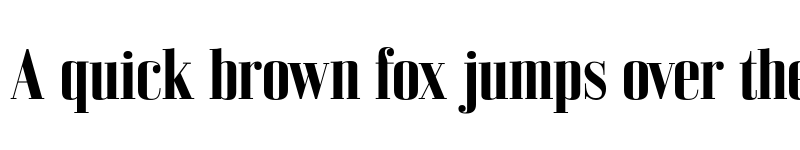 Preview of FONTSPRING DEMO - Bodoni Z37 M Cd Rg Bold font