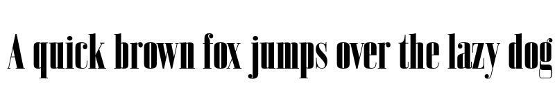 Preview of FONTSPRING DEMO - Bodoni Z37 M Cp Hv Regular font