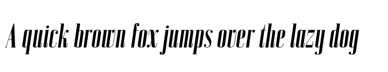 Preview of FONTSPRING DEMO - Bodoni Z37 M Cp Rg Bold Italic font