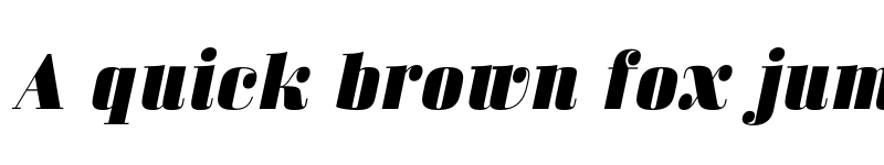 Preview of FONTSPRING DEMO - Bodoni Z37 M Ex Hv Italic font