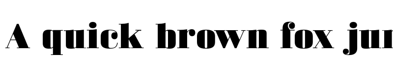 Preview of FONTSPRING DEMO - Bodoni Z37 M Ex Hv Regular font