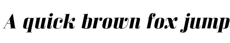 Preview of FONTSPRING DEMO - Bodoni Z37 M Ex Rg Bold Italic font