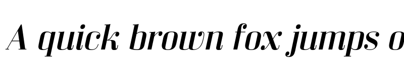 Preview of FONTSPRING DEMO - Bodoni Z37 M Ex Rg Italic font