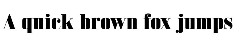 Preview of FONTSPRING DEMO - Bodoni Z37 M Hv Regular font
