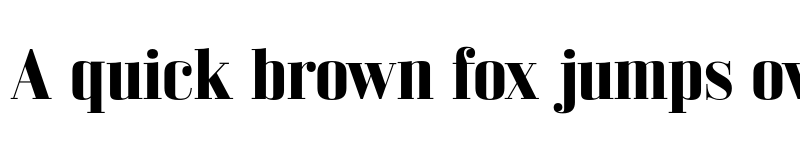 Preview of FONTSPRING DEMO - Bodoni Z37 M Rg Bold font