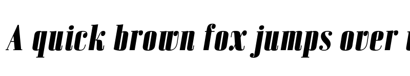 Preview of FONTSPRING DEMO - Bodoni Z37 S Cd Hv Italic font