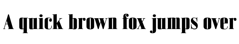 Preview of FONTSPRING DEMO - Bodoni Z37 S Cd Hv Regular font