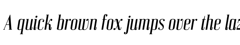 Preview of FONTSPRING DEMO - Bodoni Z37 S Cd Rg Italic font