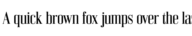 Preview of FONTSPRING DEMO - Bodoni Z37 S Cd Rg Regular font