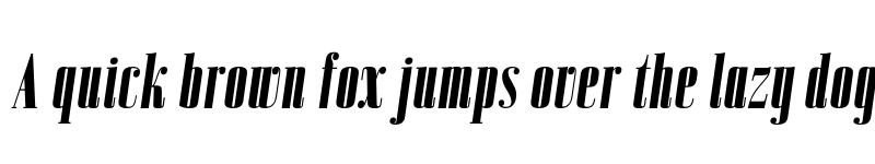 Preview of FONTSPRING DEMO - Bodoni Z37 S Cp Hv Italic font