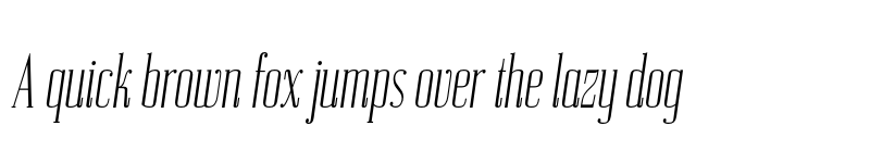 Preview of FONTSPRING DEMO - Bodoni Z37 S Cp Lt Italic font