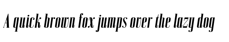 Preview of FONTSPRING DEMO - Bodoni Z37 S Cp Rg Bold Italic font