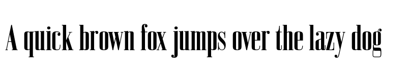 Preview of FONTSPRING DEMO - Bodoni Z37 S Cp Rg Bold font