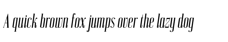 Preview of FONTSPRING DEMO - Bodoni Z37 S Cp Rg Italic font
