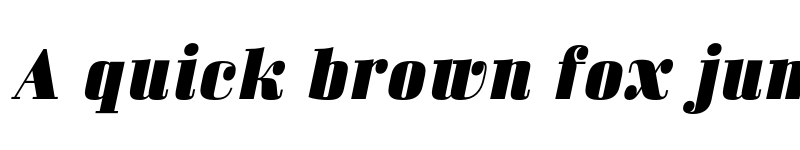 Preview of FONTSPRING DEMO - Bodoni Z37 S Ex Hv Italic font