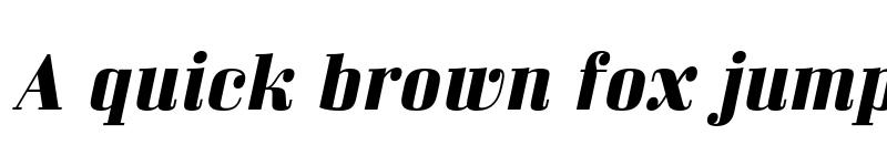 Preview of FONTSPRING DEMO - Bodoni Z37 S Ex Rg Bold Italic font