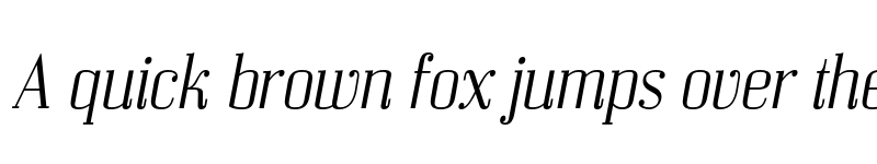 Preview of FONTSPRING DEMO - Bodoni Z37 S Lt Italic font