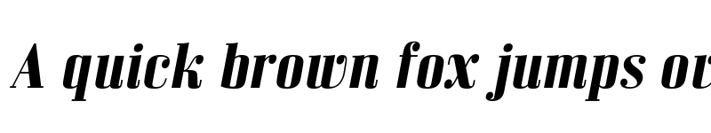 Preview of FONTSPRING DEMO - Bodoni Z37 S Rg Bold Italic font
