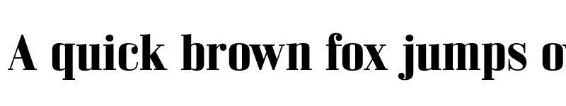 Preview of FONTSPRING DEMO - Bodoni Z37 S Rg Bold font