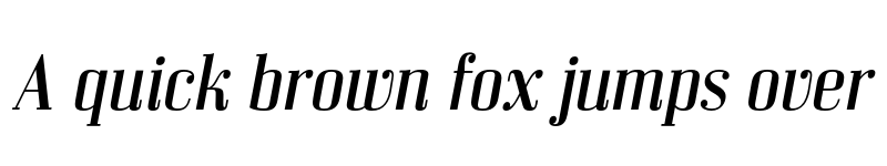 Preview of FONTSPRING DEMO - Bodoni Z37 S Rg Italic font