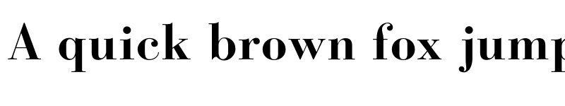 Preview of FONTSPRING DEMO - BodoniClassic-Bold Regular font