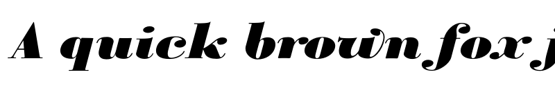 Preview of FONTSPRING DEMO - BodoniClassicUltraItalic Regular font