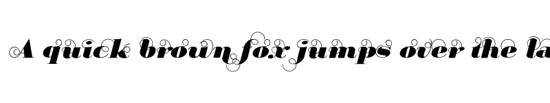 Preview of FONTSPRING DEMO - BodoniClassicUltraScript Regular font