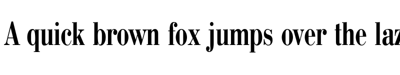 Preview of FONTSPRING DEMO - BodoniCond Regular font