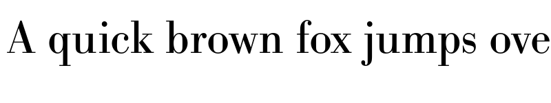 Preview of FONTSPRING DEMO - BodoniURW Regular font