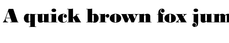 Preview of FONTSPRING DEMO - BodoniURWExtBol Regular font