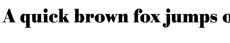 Preview of FONTSPRING DEMO - BodoniURWExtNar Bold font