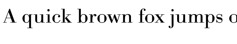 Preview of FONTSPRING DEMO - BodoniURWExtWid Regular font