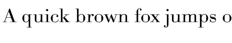 Preview of FONTSPRING DEMO - BodoniURWExtWidLig Regular font