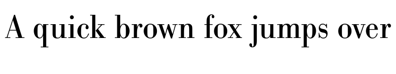 Preview of FONTSPRING DEMO - BodoniURWNar Regular font