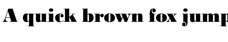 Preview of FONTSPRING DEMO - BodoniURWNarExtBol Regular font