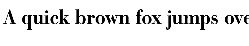 Preview of FONTSPRING DEMO - BodoniURWNarMed Regular font