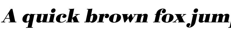 Preview of FONTSPRING DEMO - BodoniURWWid Bold Italic font