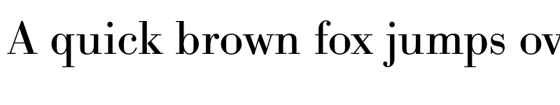 Preview of FONTSPRING DEMO - BodoniURWWid Regular font