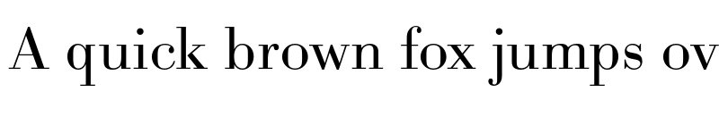 Preview of FONTSPRING DEMO - BodoniURWWidLig Regular font