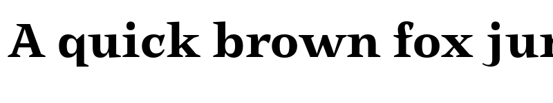 Preview of FONTSPRING DEMO - Body Bold Bold font