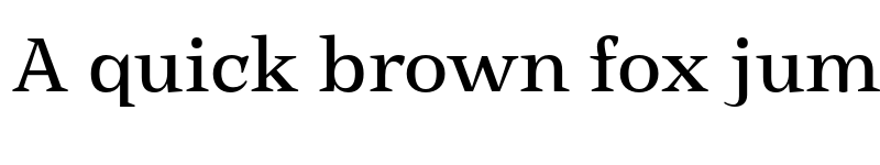 Preview of FONTSPRING DEMO - Body Medium Regular font