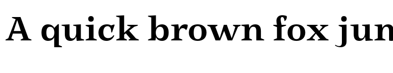 Preview of FONTSPRING DEMO - Body Semi Bold Regular font