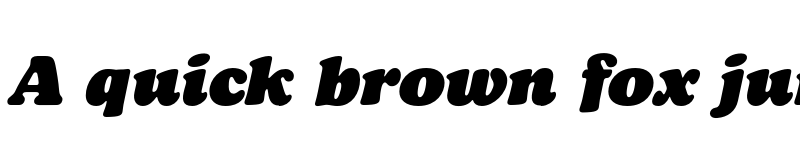 Preview of FONTSPRING DEMO - Bogart Black Italic font