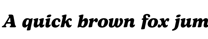 Preview of FONTSPRING DEMO - Bogart Bold Italic font