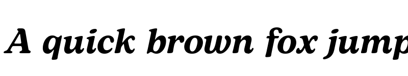 Preview of FONTSPRING DEMO - Bogart Semibold Italic font