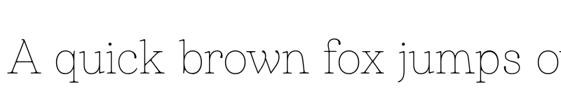 Preview of FONTSPRING DEMO - Bogart Thin Regular font